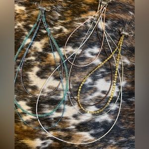 ~HANDMADE~ boho western seed bead necklace